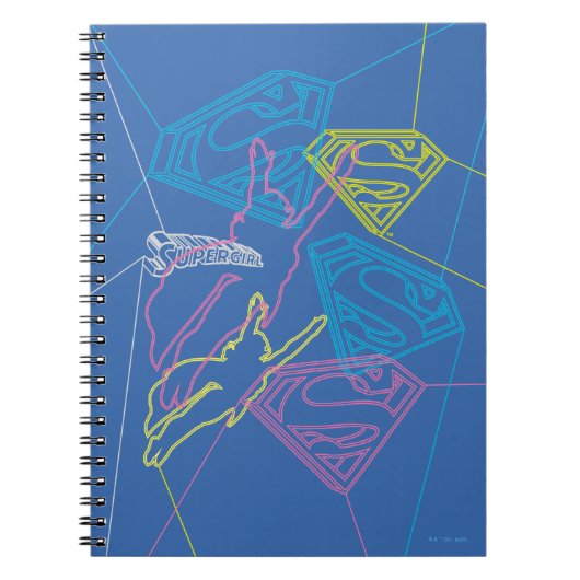 Carnet Supergirl et logo en couleurs (Devant)