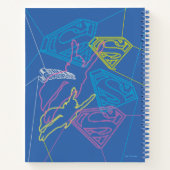 Carnet Supergirl et logo en couleurs (Dos)