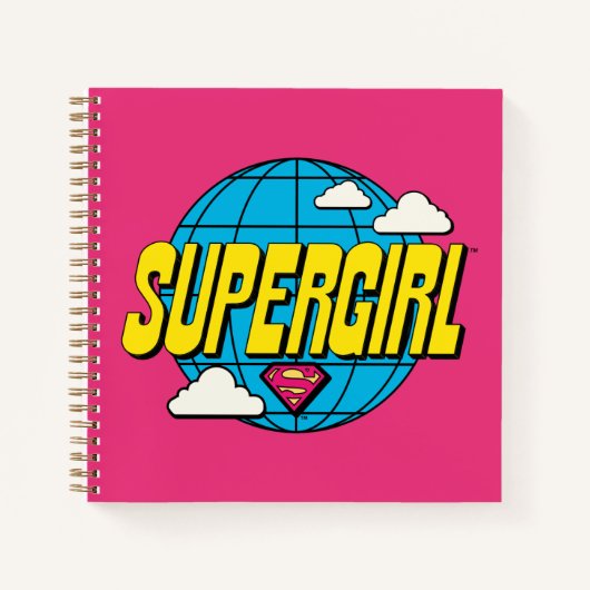 Carnet Supergirl Graphisme Pop Global (Devant)