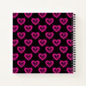 Carnet Supergirl Hearts Motif diagonal (Dos)