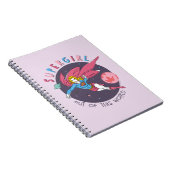 Carnet Supergirl hors de ce monde Retro Graphisme (Côté Droit)