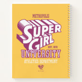 Carnet Supergirl Metropolis University Athletics Départem (Dos)