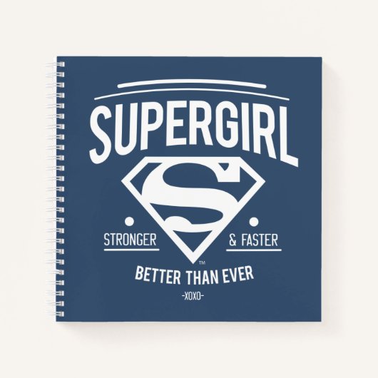 Carnet Supergirl mieux que jamais Retro Graphic (Devant)