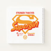 Carnet Supergirl plus forte que jamais Retro Graphic (Dos)