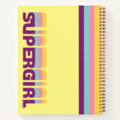 Carnet Supergirl Retro Colorshift Graphic (Dos)