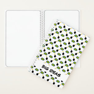 Carnet Superhero Comics grandes idées Sketchbook Pow Boom