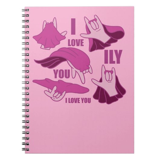 Carnet Superhero ILY - ASL Design (Devant)