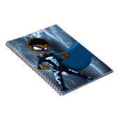 Carnet Superhéros du garçon afro-américain (Côté Droit)