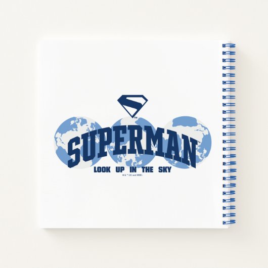 Carnet Superman dans le monde (Dos)