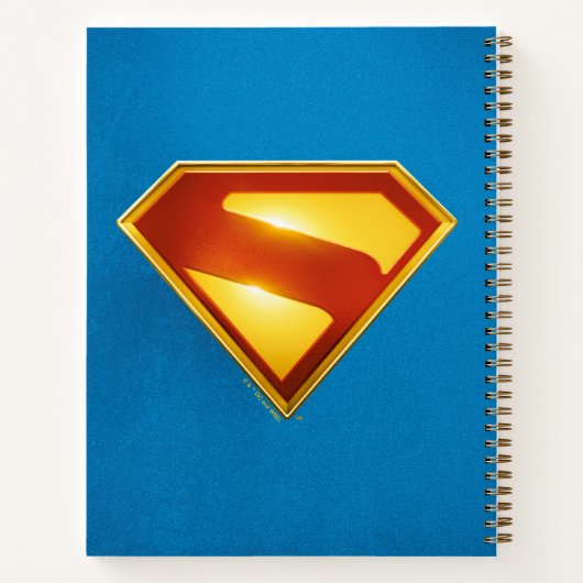 Carnet Superman Golden S Shield brillance (Dos)