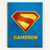 Carnet Superman Golden S Shield brillance (Devant)