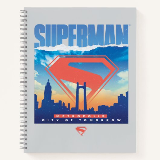 Carnet Superman Metropolis Skyline (Devant)