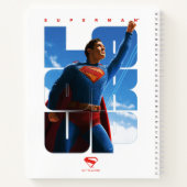 Carnet Superman regarde Pose (Dos)