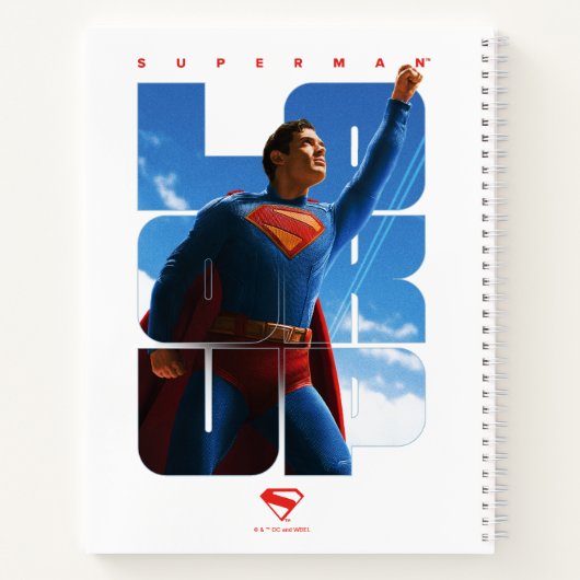 Carnet Superman regarde Pose (Dos)