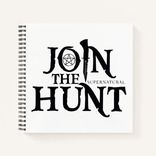 Carnet Supernatural "Join the Hunt" (Devant)