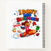 Carnet Superpuissance de l'orthographe Humour de la litté (Dos)