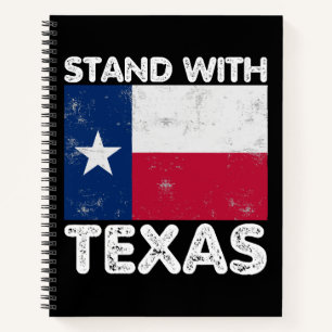 Carnet Support Texas I Stand With Texas Texan Flag
