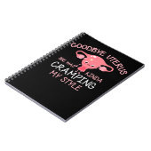 Carnet Suppression de l'utérus de l'hystérectomie drôle (Côté gauche)