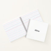 Carnet supprimer le texte ajouter son propre design 8,5"x (Intérieur)