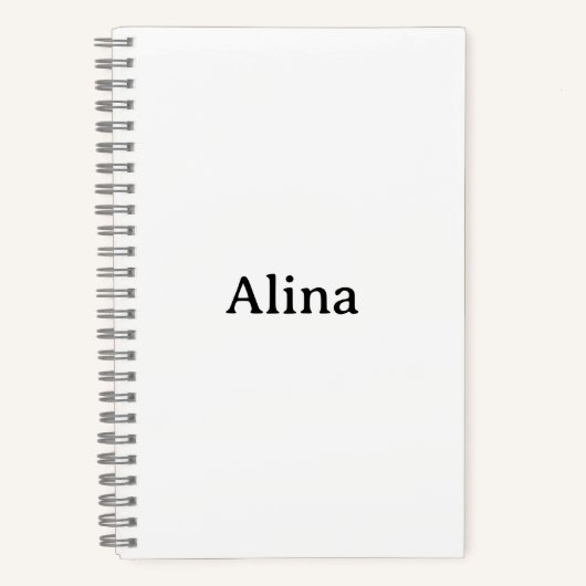 Carnet supprimer le texte et ajouter votre propre concept (Recto)