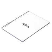 Carnet supprimer mon texte ajouter ma propre conception 6 (Côté gauche)