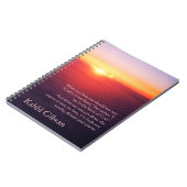 Carnet Sur l'amour - le prophète par Kahlil Gibran (Côté gauche)