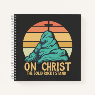 Carnet Sur le Christ le Rocher Solide je se tient
