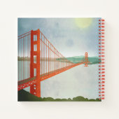 Carnet Sur le pont Golden Gate (Dos)