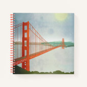 Carnet Sur le pont Golden Gate (Devant)