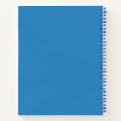 Carnet Surboard Ocean Waves Blue Motivational Quote (Dos)