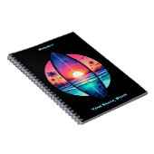 Carnet Surf au coucher du soleil (Côté Droit)