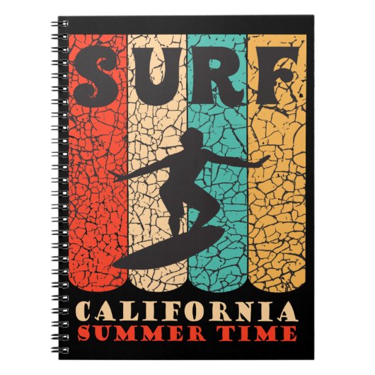 Carnet Surf Californie (Devant)