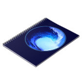 Carnet surf cool bleu vague (Côté gauche)