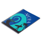 Carnet Surf d'Aloha et palmiers (Côté gauche)