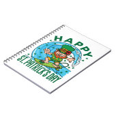 Carnet Surf Leprechaun Jour de la Saint Patrick hawaïen (Côté gauche)