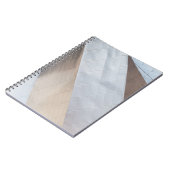 Carnet Surface beige et blanche (Côté gauche)