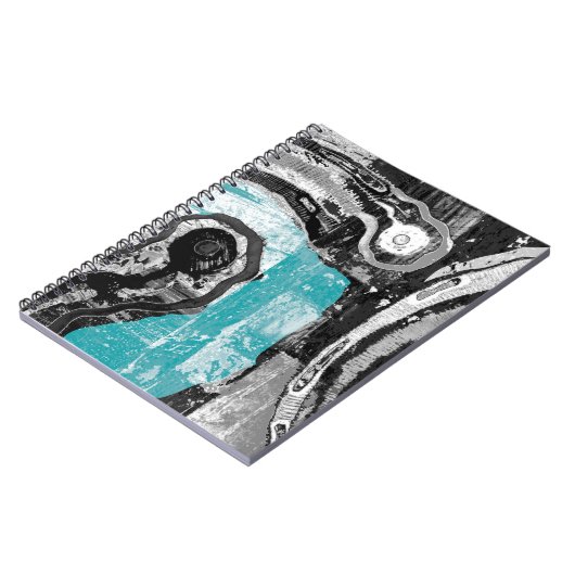 Carnet Surface Current – Abstract Flow & Structure Spiral (Côté gauche)