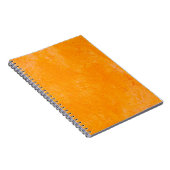 Carnet Surface de ciment orange, fond motif abstrait (Côté Droit)