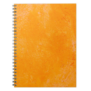 Carnet Surface de ciment orange, fond motif abstrait