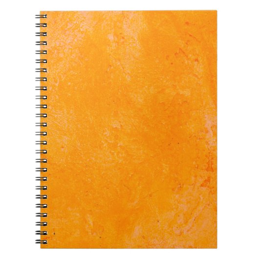 Carnet Surface de ciment orange, fond motif abstrait (Devant)