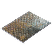 Carnet Surface métallique, arrière - plan de texture réfl (Côté gauche)