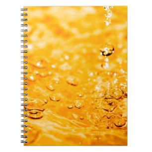 Carnet Surface propre liquide ondulée