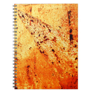 Carnet Surfaceabstraite en métal rouillé, vieillissant, d