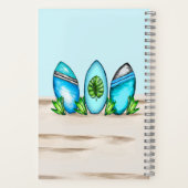 Carnet Surfboards rétro personnalisés (Verso)