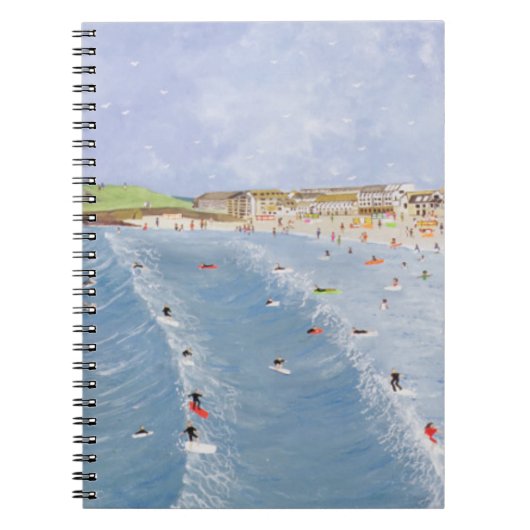 Carnet Surfer chez Porthmeor (Devant)