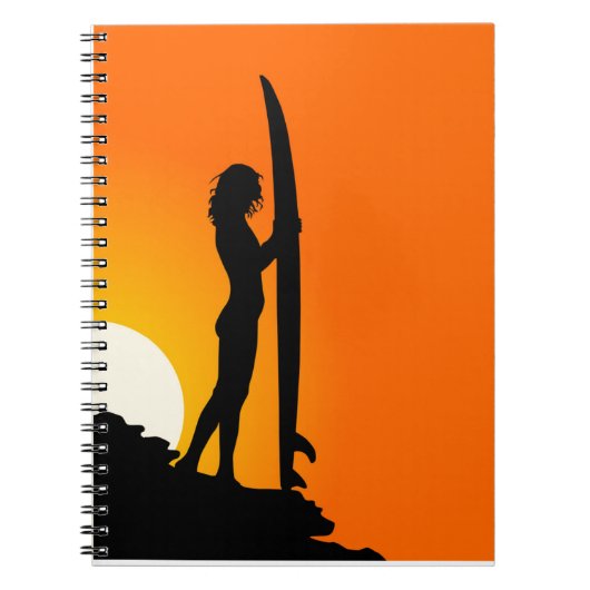 Carnet Surfer Girl (Devant)