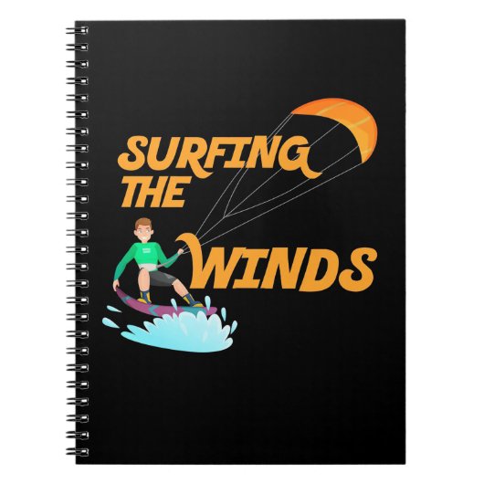 Carnet Surfer Sur Les Vents (Devant)