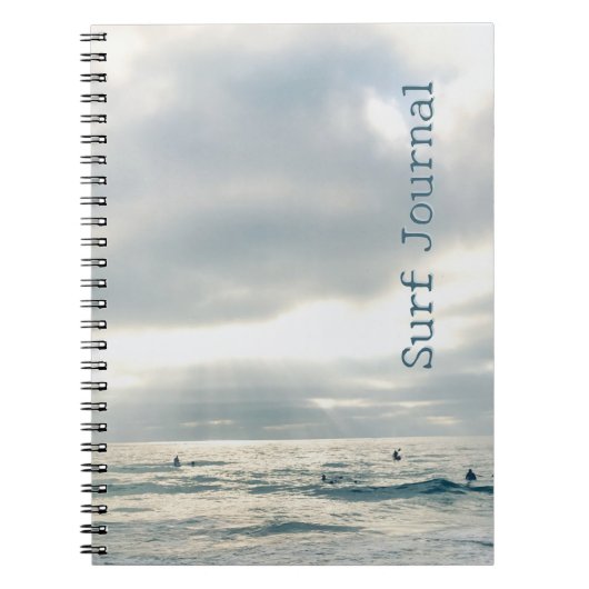 Carnet Surfeurs dans l'océan (Devant)