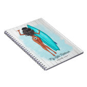 Carnet Surfeuse fille (Côté Droit)