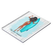 Carnet Surfeuse fille (Côté gauche)